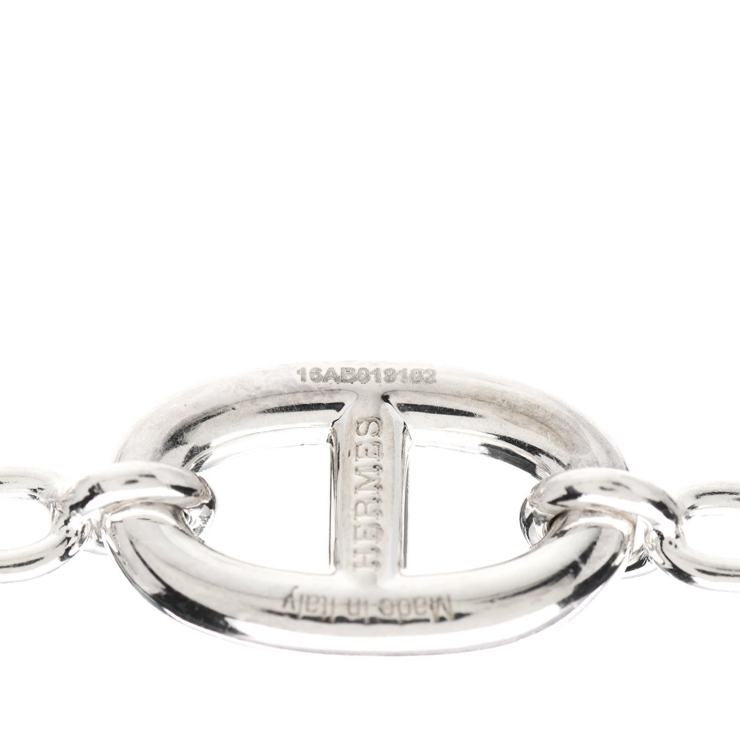 Hermes Sterling Silver Farandole Necklace 160 4 of 7