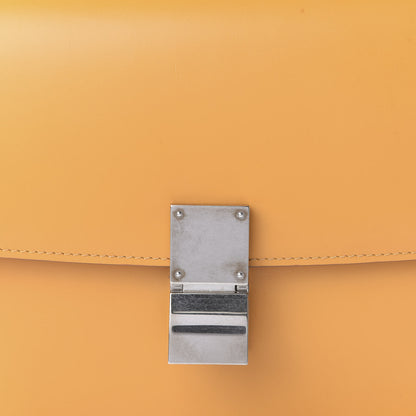 Celine Smooth Calfskin Medium Classic Box Flap Bag Daffodil 10 of 10