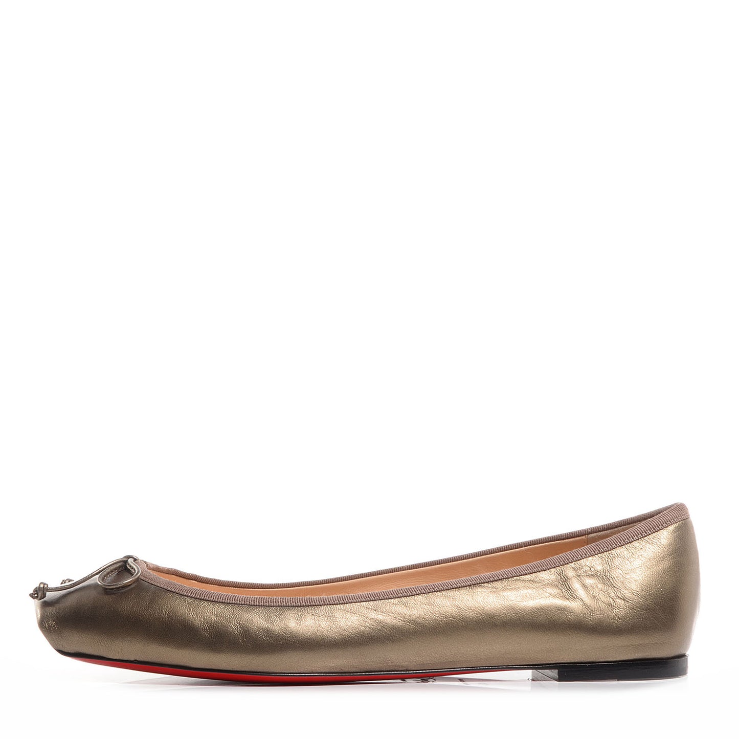 Nappa Leather Rosella Flats 41 Bronze