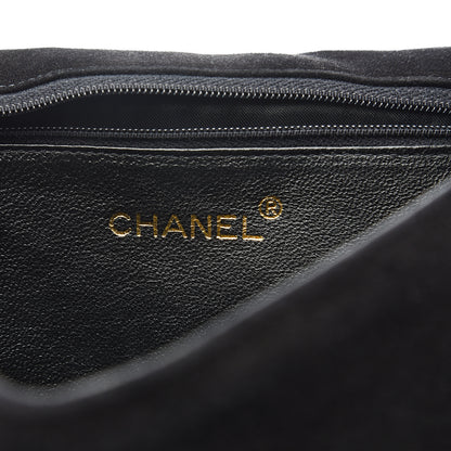 Chanel Suede Quilted Small Flap Bag Black 5 of 11