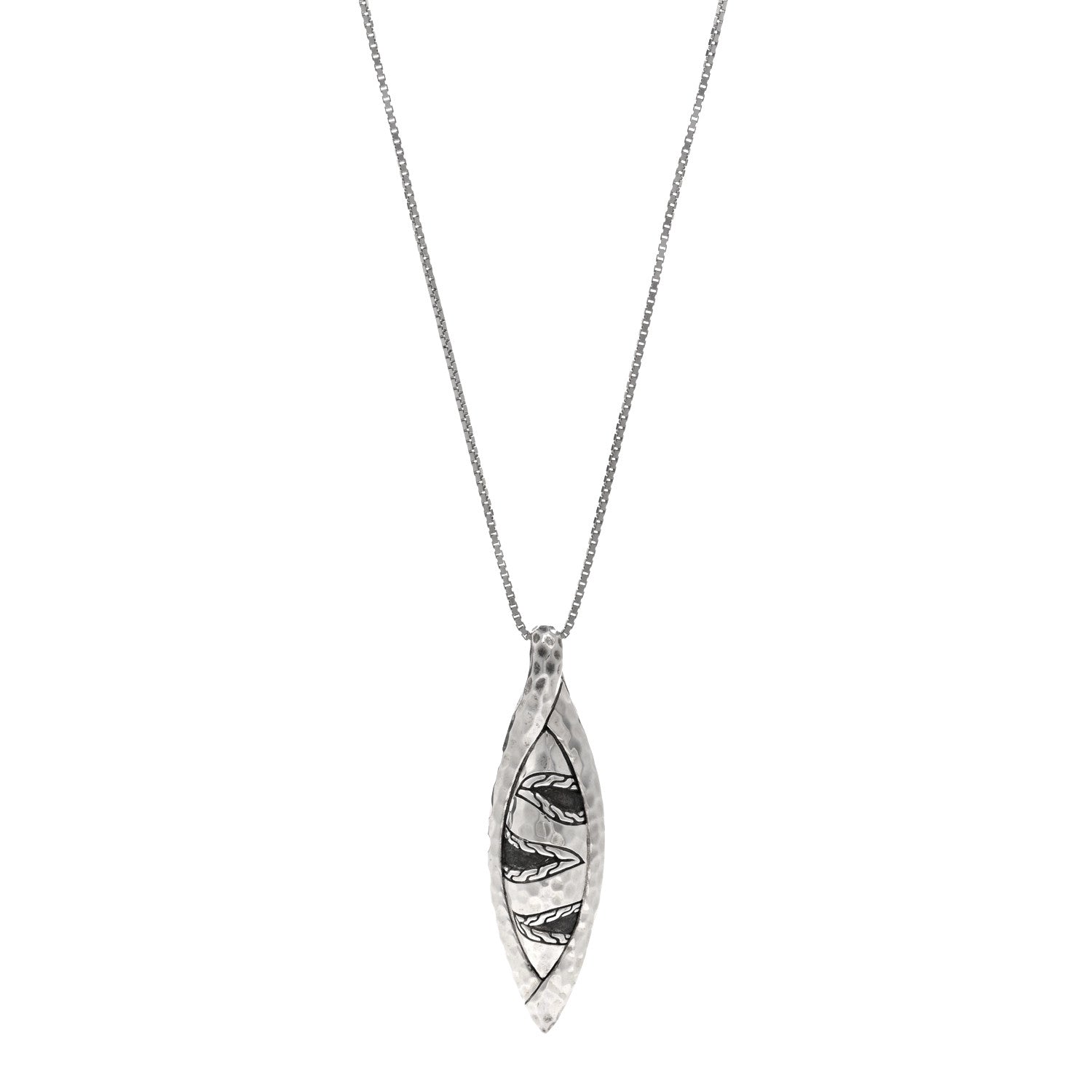 John Hardy Sterling Silver Palu Macan Pendant Necklace 1 of 4