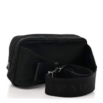 Prada Tessuto Nylon Saffiano Belt Bag Black 3 of 12