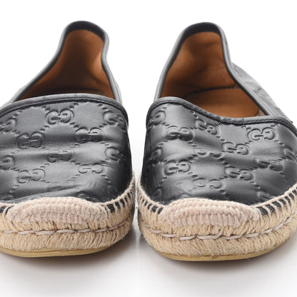 Gucci Guccissima Signature Espadrilles 36 Black 11 of 13