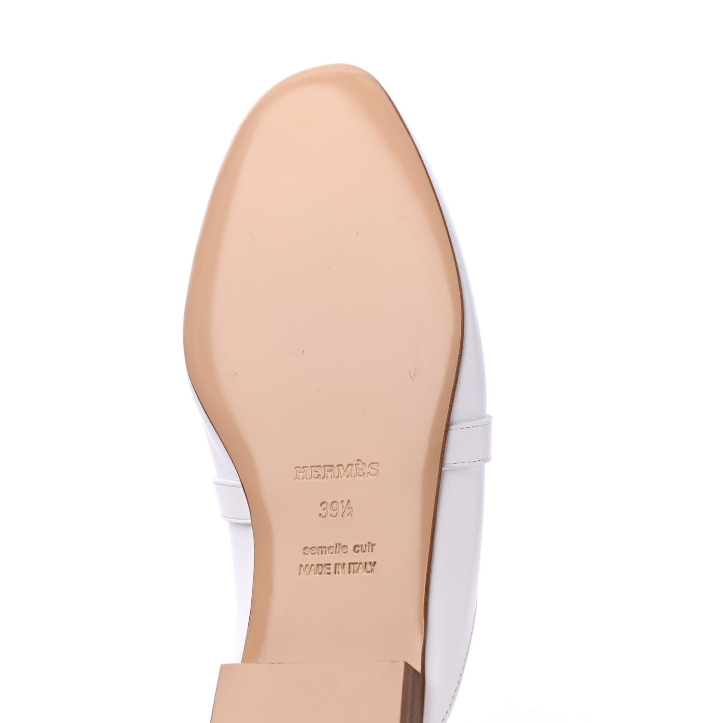 Calfskin Oz Mules 39.5 White