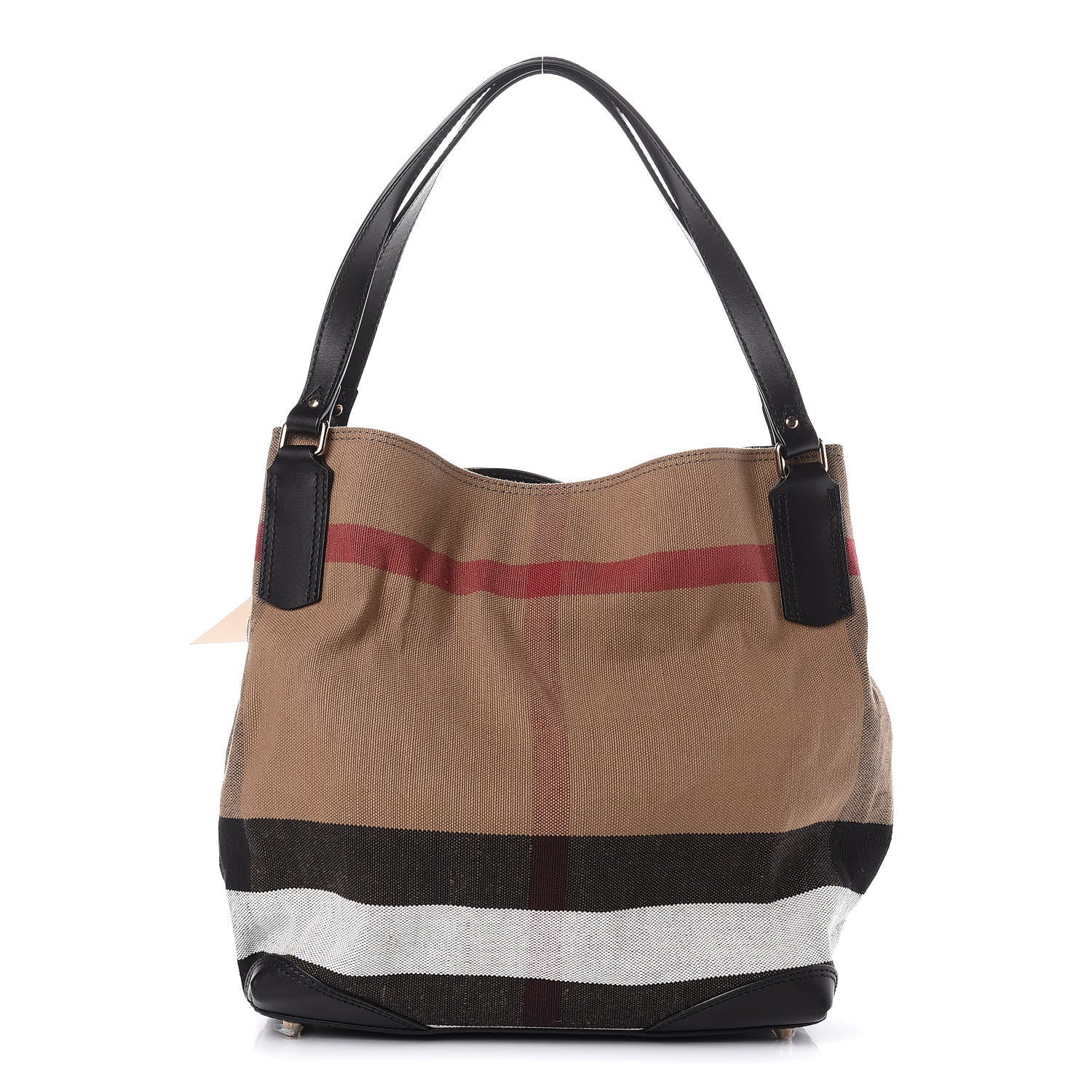 Burberry Canvas Mega Check Medium Maidstone Black 1 of 9