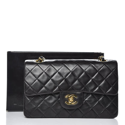 Chanel Lambskin Quilted Small Double Flap Black 13 of 13