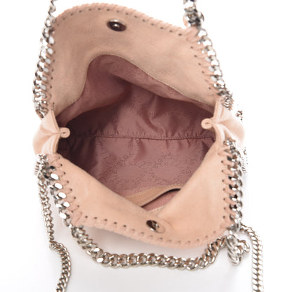 Stella McCartney Shaggy Deer Crystal Embellished Mini Falabella Tote Powder 6 of 10