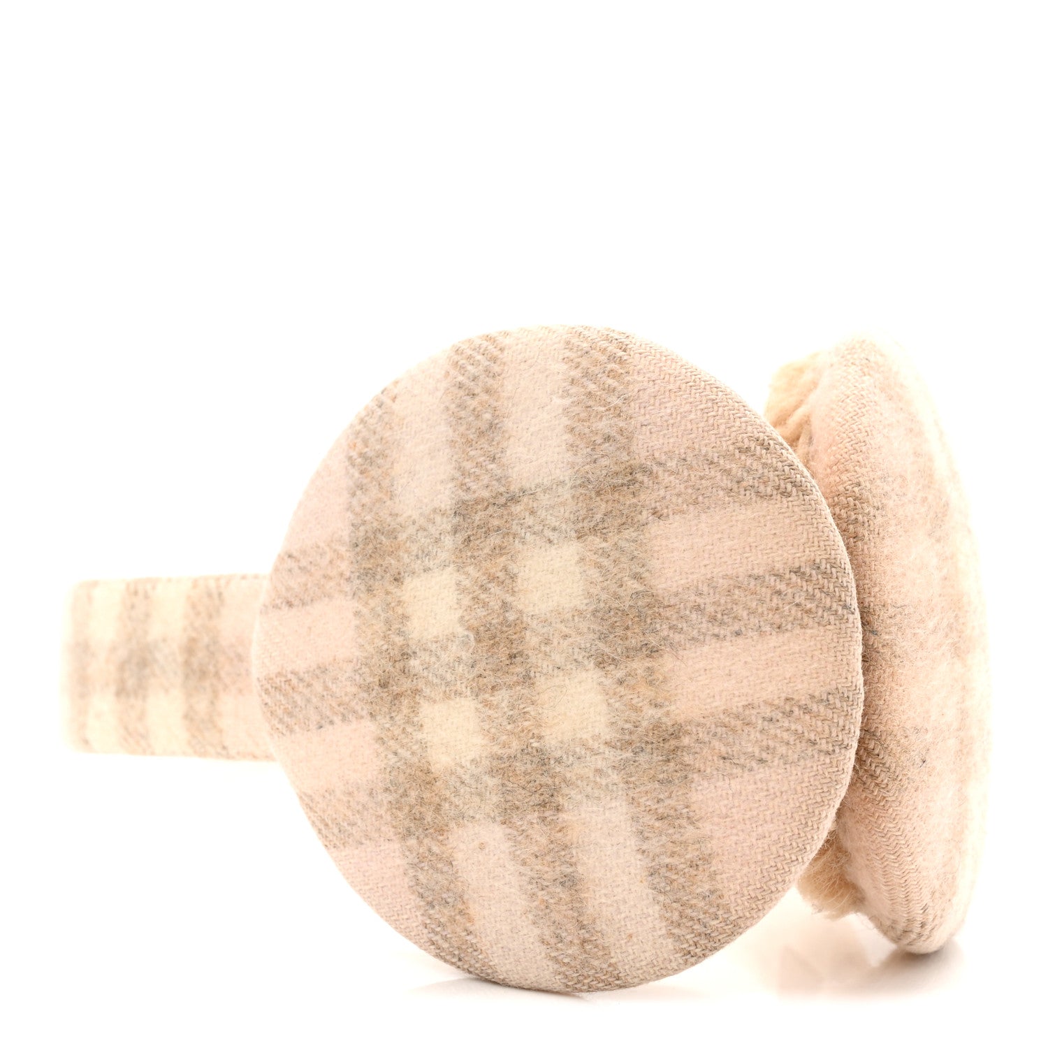 Burberry Cashmere House Check Earmuffs Light Pink 4 of 6