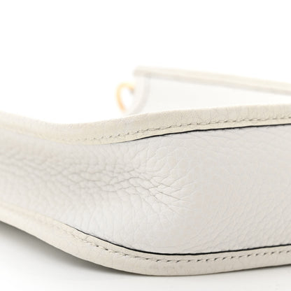 Hermes Taurillon Clemence Amazone Evelyne TPM New White 9 of 11