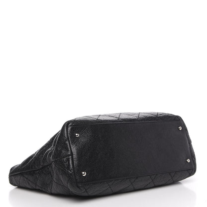 Chanel Glazed Calfskin Large On The Road Tote Black 4 of 14