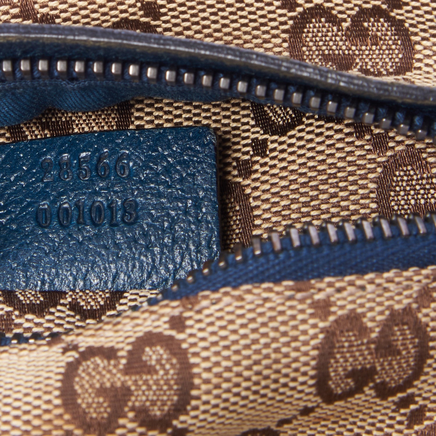 Gucci Monogram Web Belt Bag Navy 8 of 8