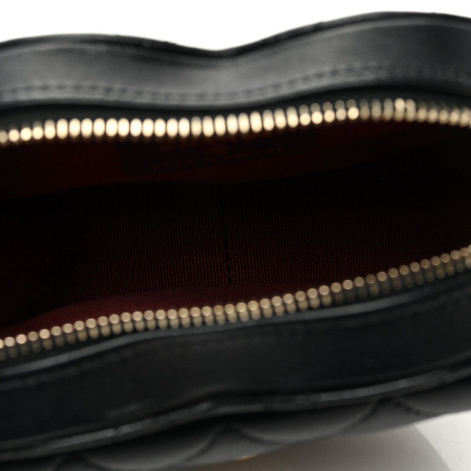 Chanel Lambskin Quilted CC In Love Heart Clutch With Chain Black 5 of 10