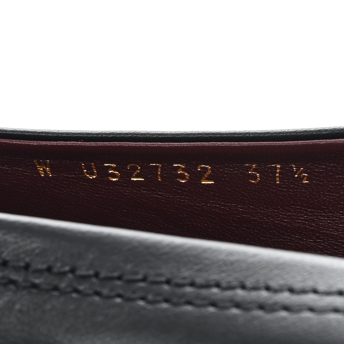 Lambskin Cap Toe CC Uniform Ballerina Flats 37.5 Black