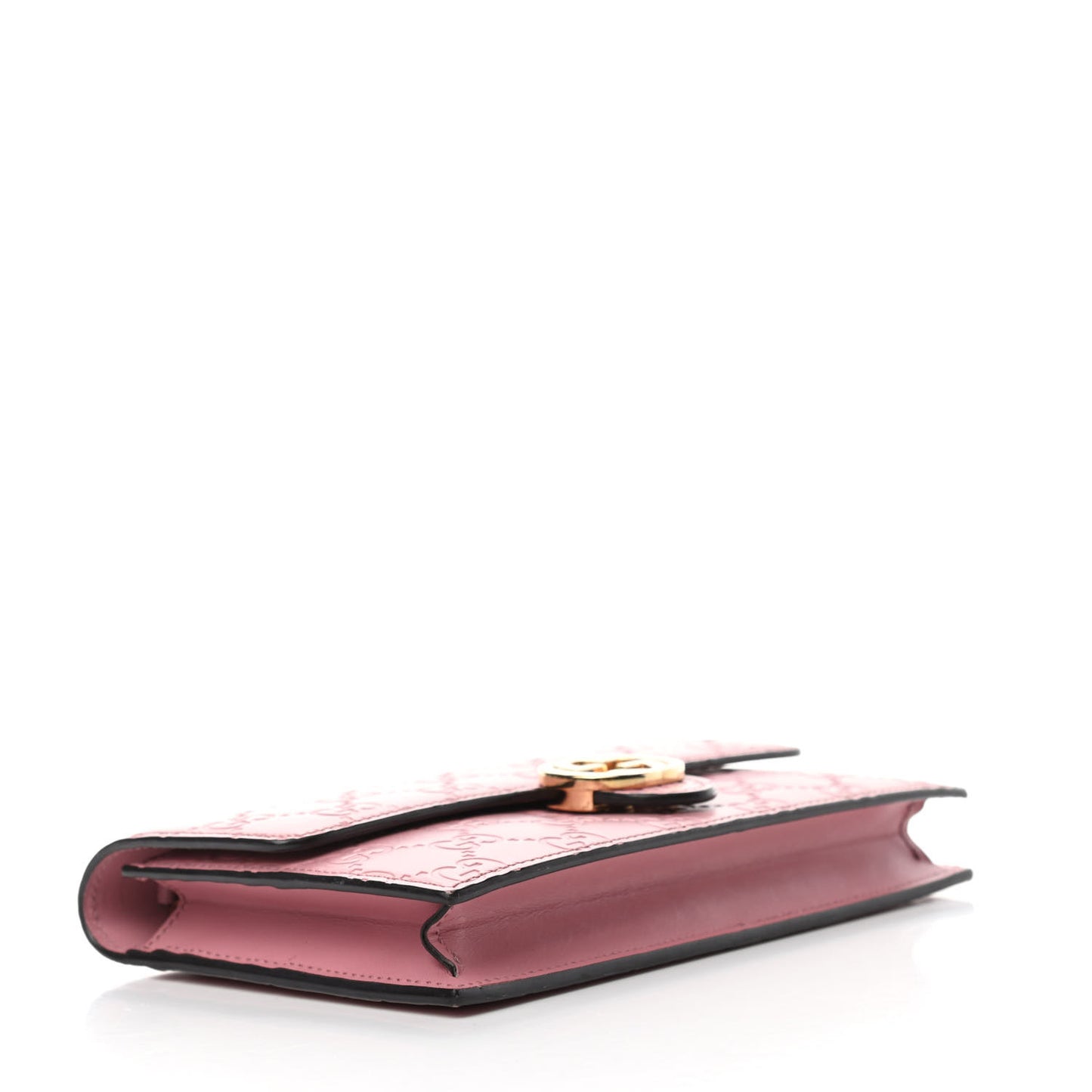 Guccissima Icon Chain Wallet Carmine Rose
