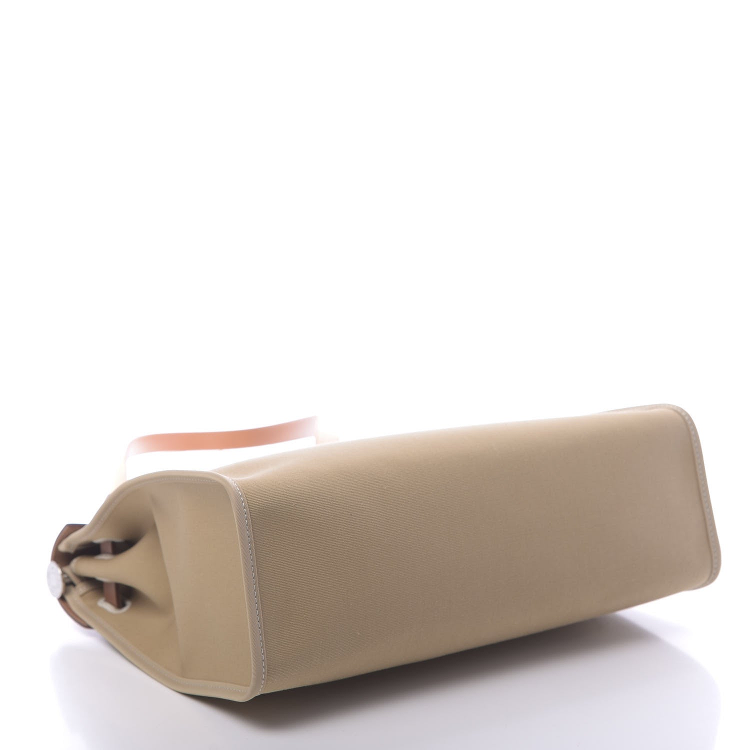 Hermes Vache Hunter Toile Herbag Zip 31 PM Trench Gold 4 of 13