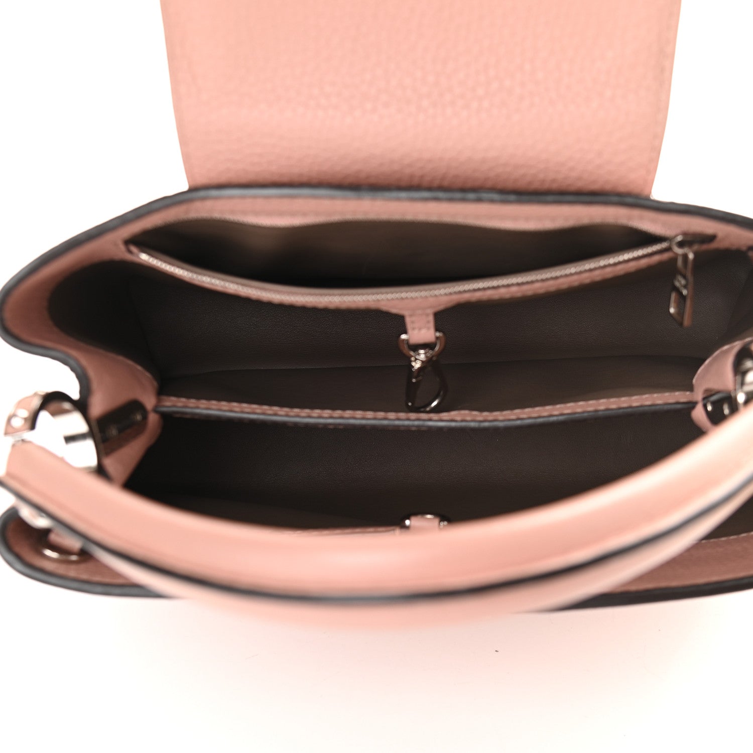 Louis Vuitton Taurillon Capucines PM Magnolia 4 of 7