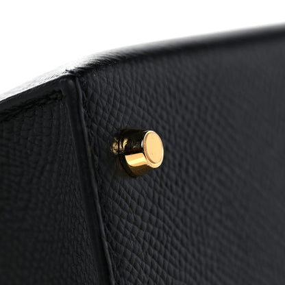 Hermes Epsom Mini Kelly Sellier 20 Black 7 of 32