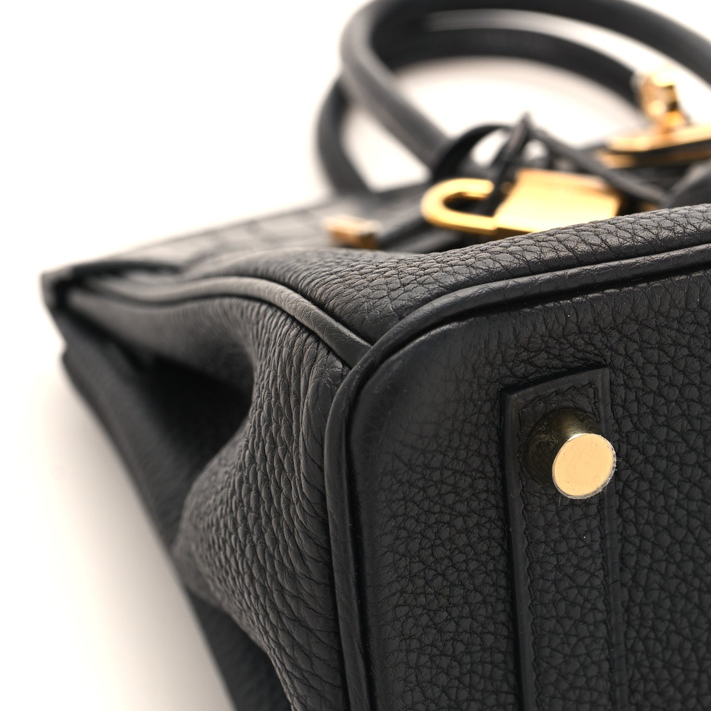 Togo Matte Alligator Birkin Touch 25 Black