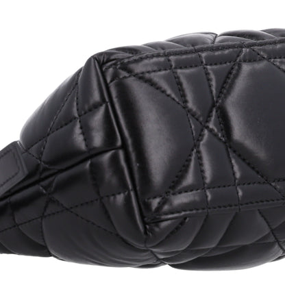 Christian Dior Calfskin Macrocannage Small Diortravel Nomad Pouch Black 8 of 9