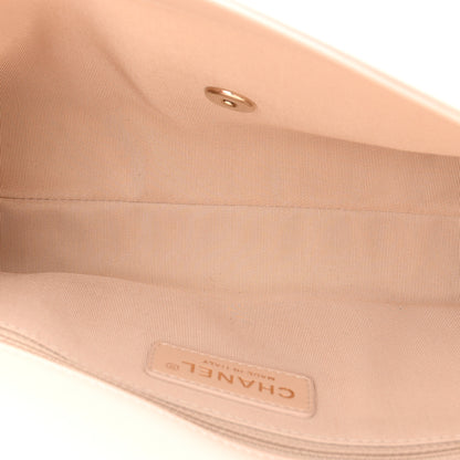 Chanel Calfskin Stitched Medium Covered CC Flap Bag Beige 4 of 10