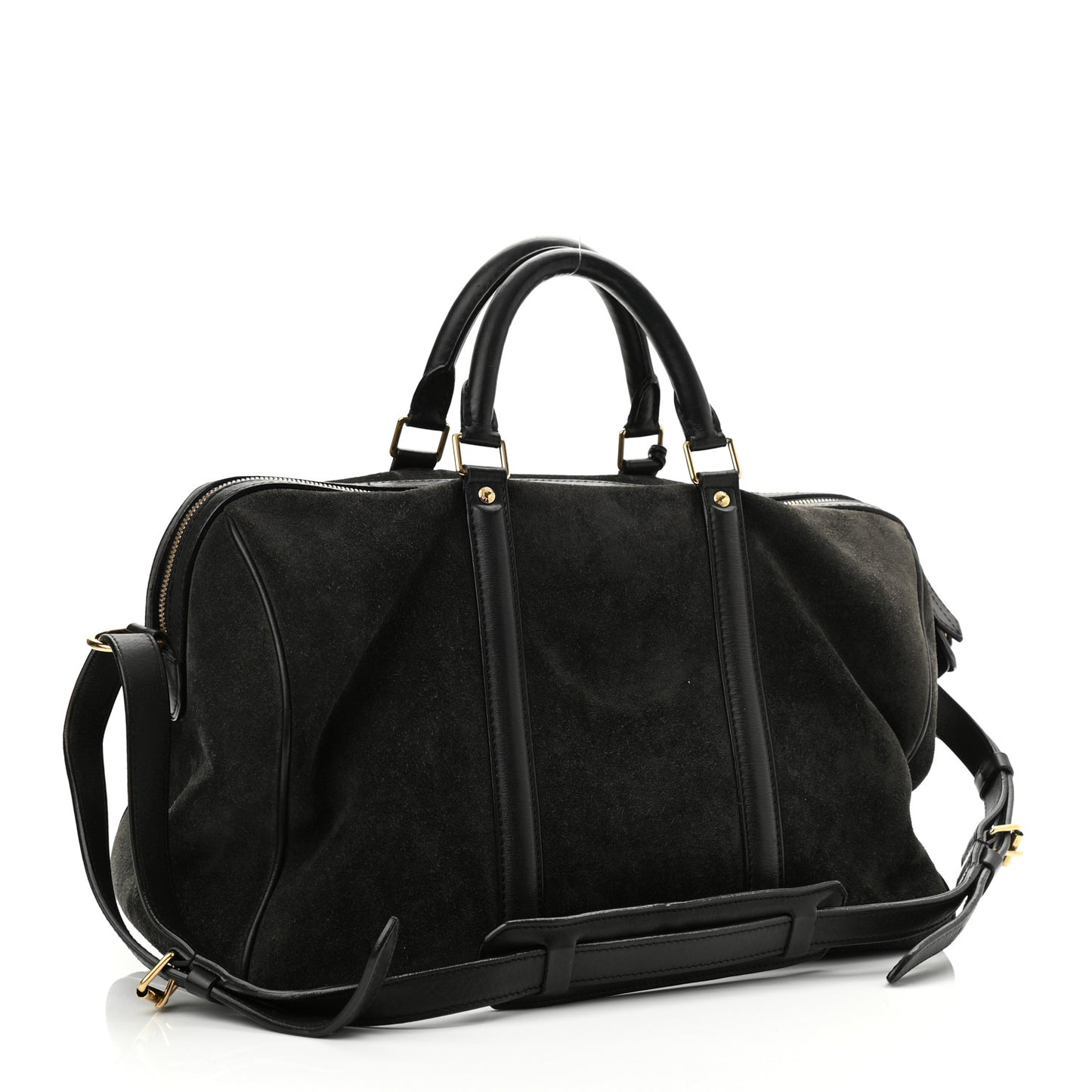 Suede Calfskin SC Bag MM Asphalt