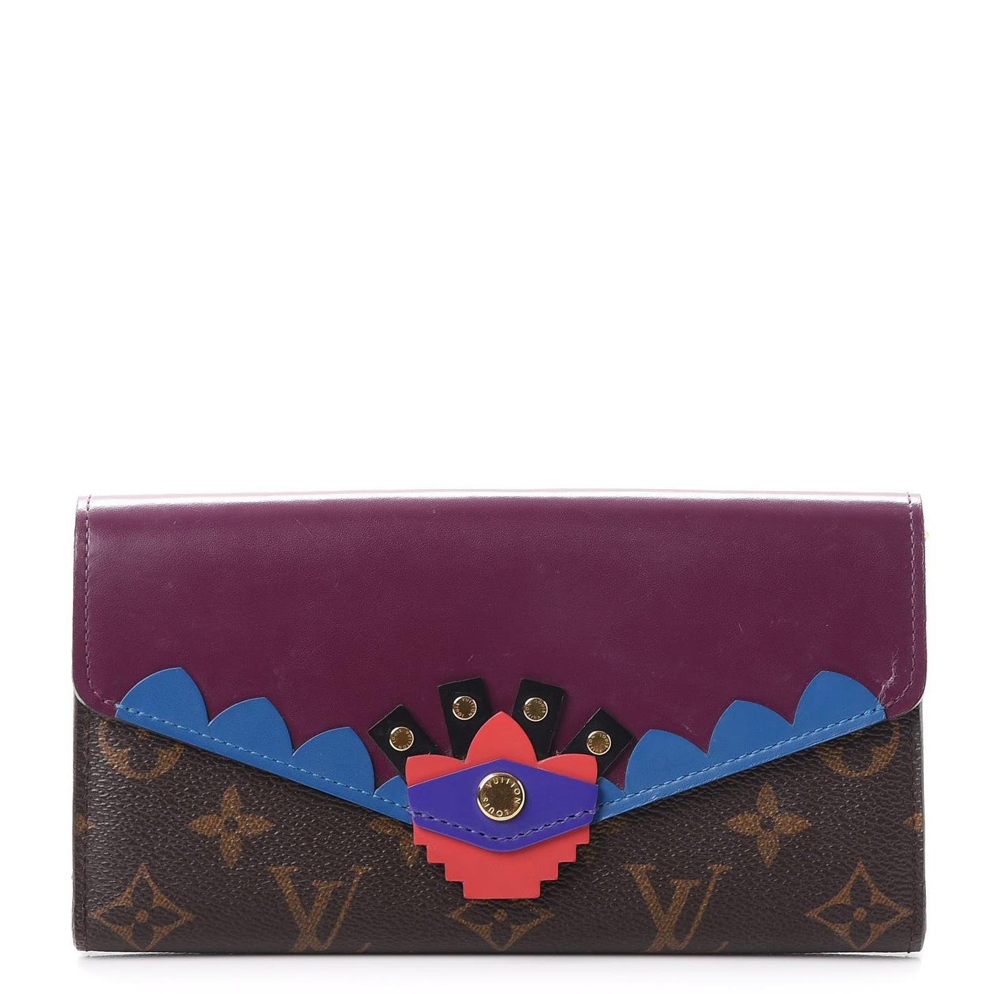 Monogram Totem Sarah Wallet Magenta