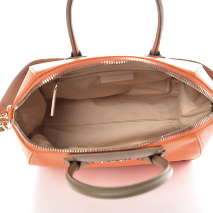 Givenchy Smooth Calfskin Medium Bi-Color Antigona Orange Beige 5 of 15