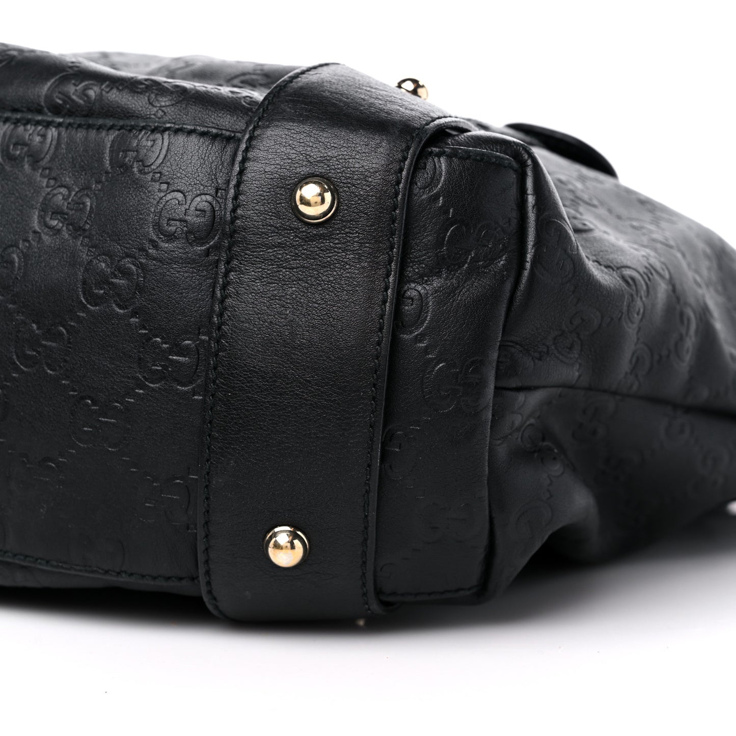 Guccissima Medium Pelham Shoulder Bag Black