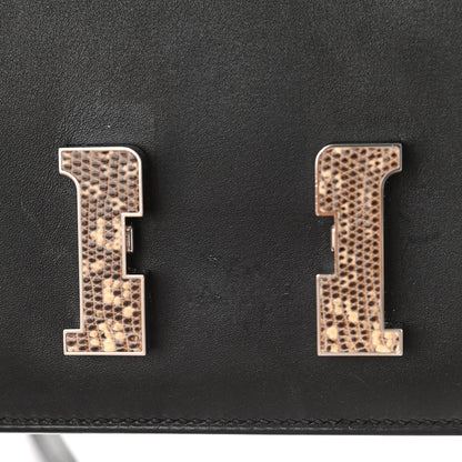 Hermes Veau Monsieur Lizard Constance 18 Black Ombre 12 of 13