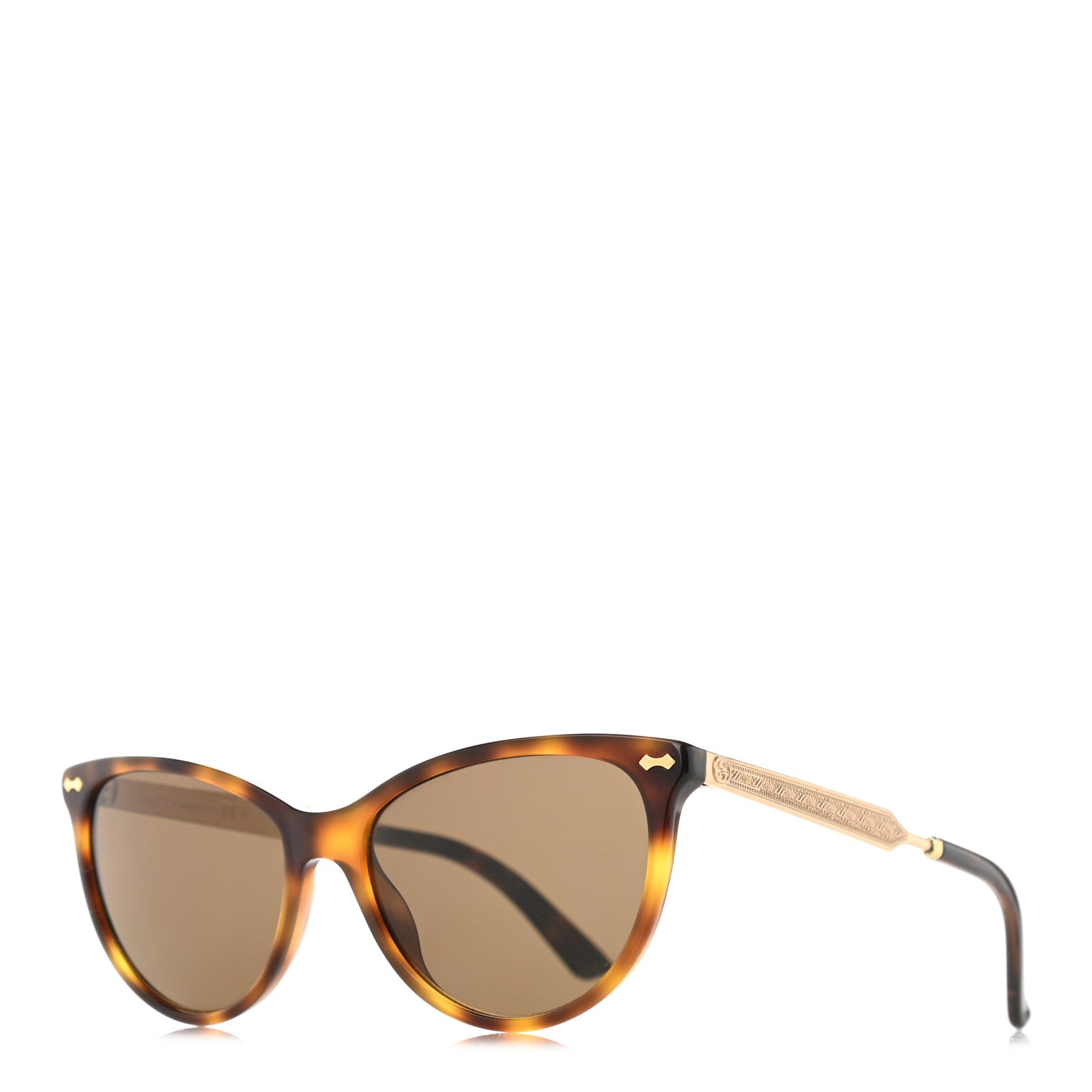 Gucci Cat Eye Sunglasses GG3818 Tortoise 1 of 8