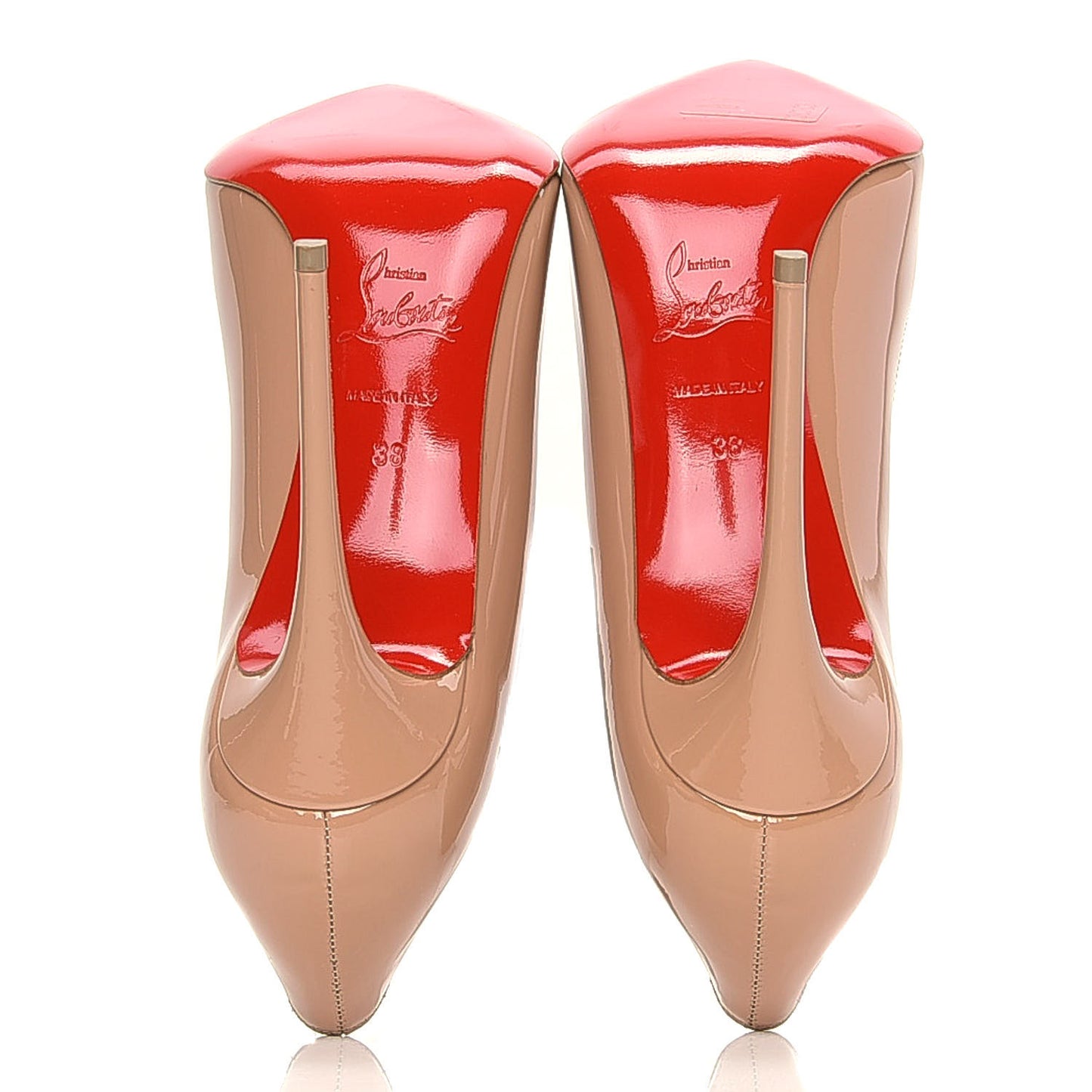 Patent Pigalle Follies 100 Pumps 38 Nude