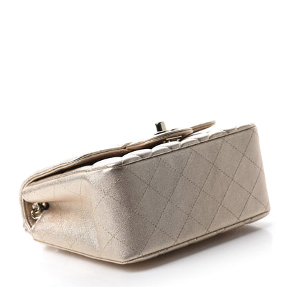 Chanel Metallic Lambskin Quilted Mini Square Flap Gold 4 of 10