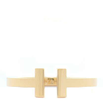 Tiffany 18K Yellow Gold T Square Ring 62 10 1 of 4