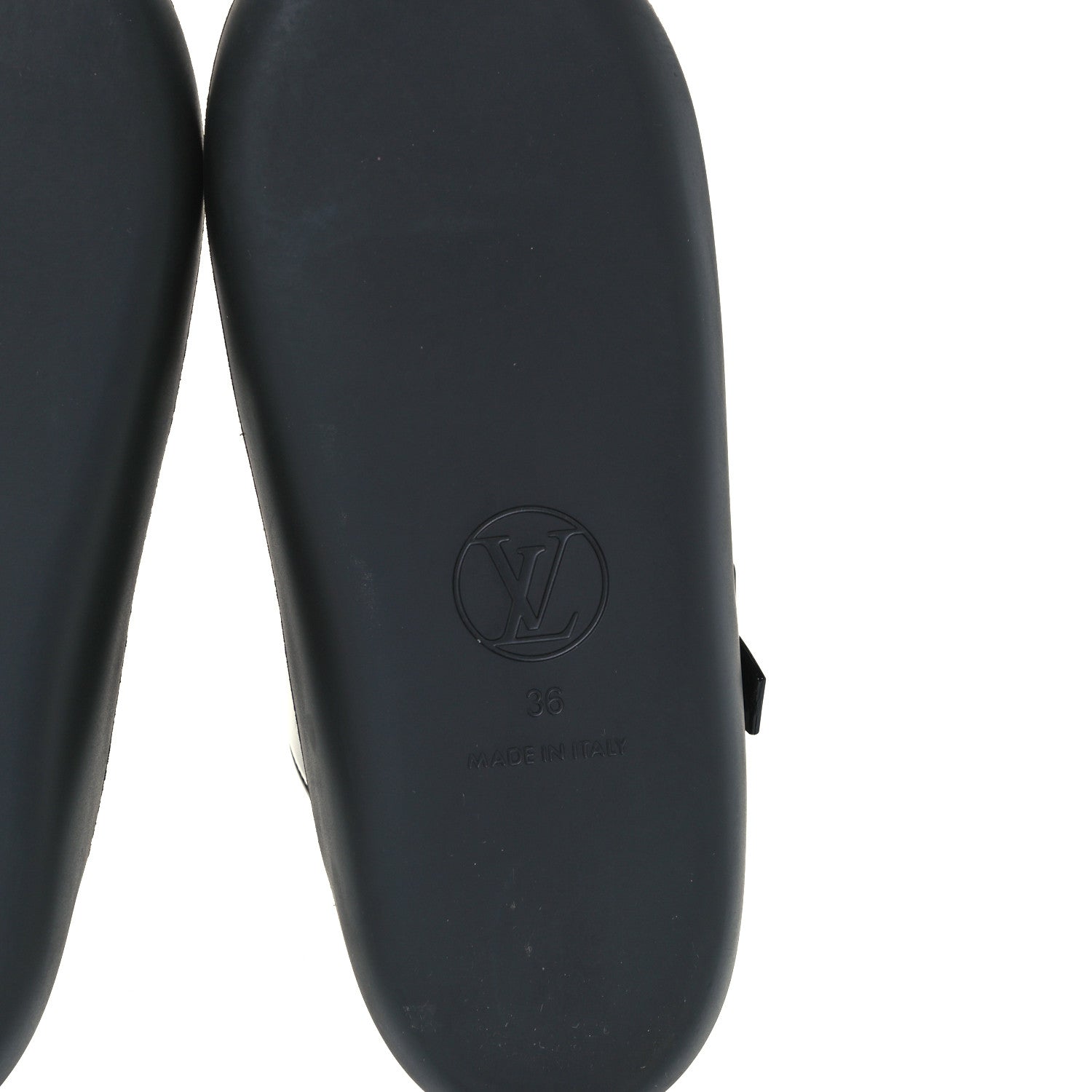 Louis Vuitton Monogram Sunbath Flat Mule Sandals 36 Black 8 of 11