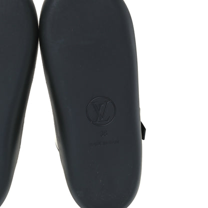 Louis Vuitton Monogram Sunbath Flat Mule Sandals 36 Black 8 of 11