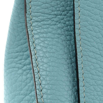 Hermes Taurillon Clemence Jypsiere 34 Bleu Atoll 11 of 14