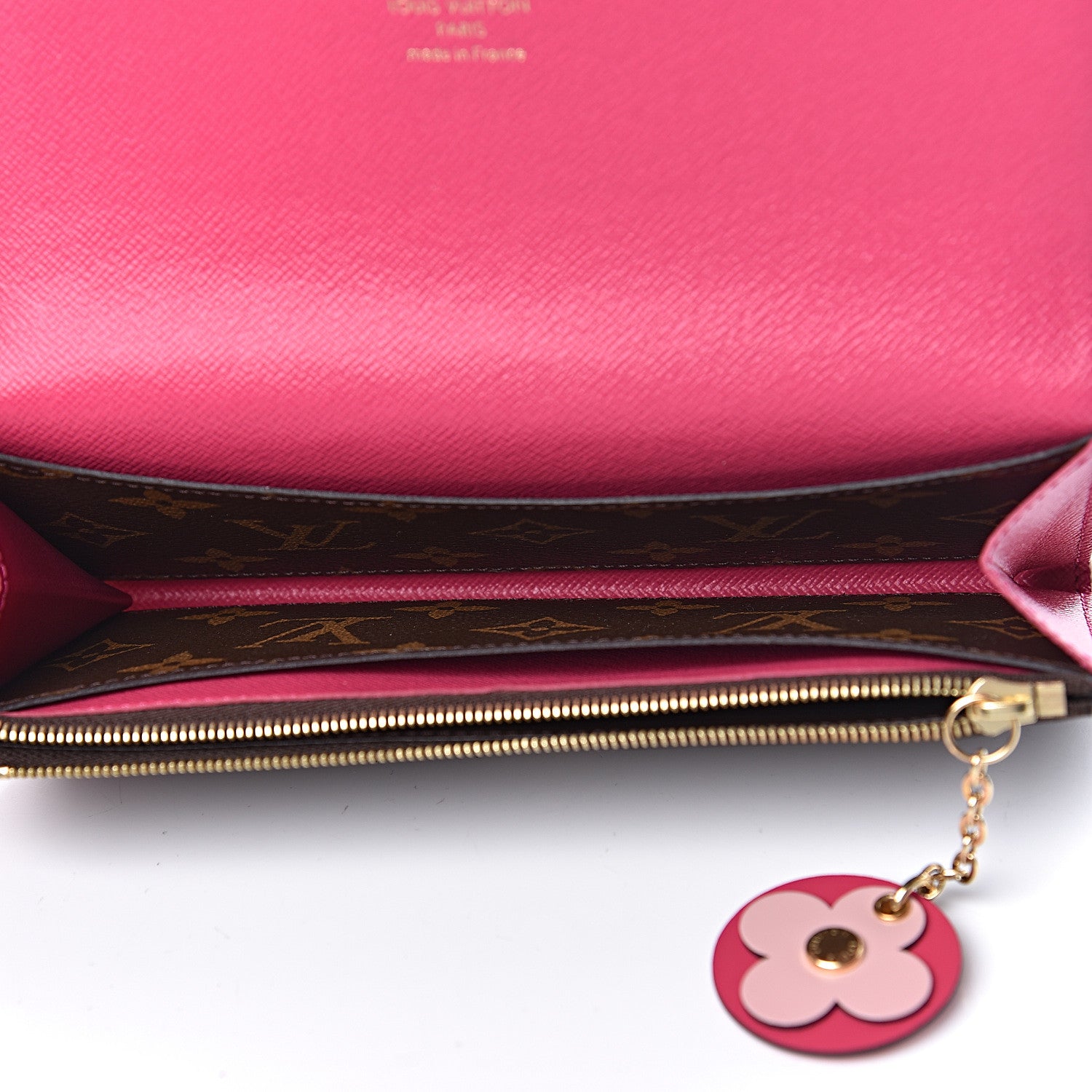 Louis Vuitton Monogram Bloom Flower Emilie Wallet 5 of 7