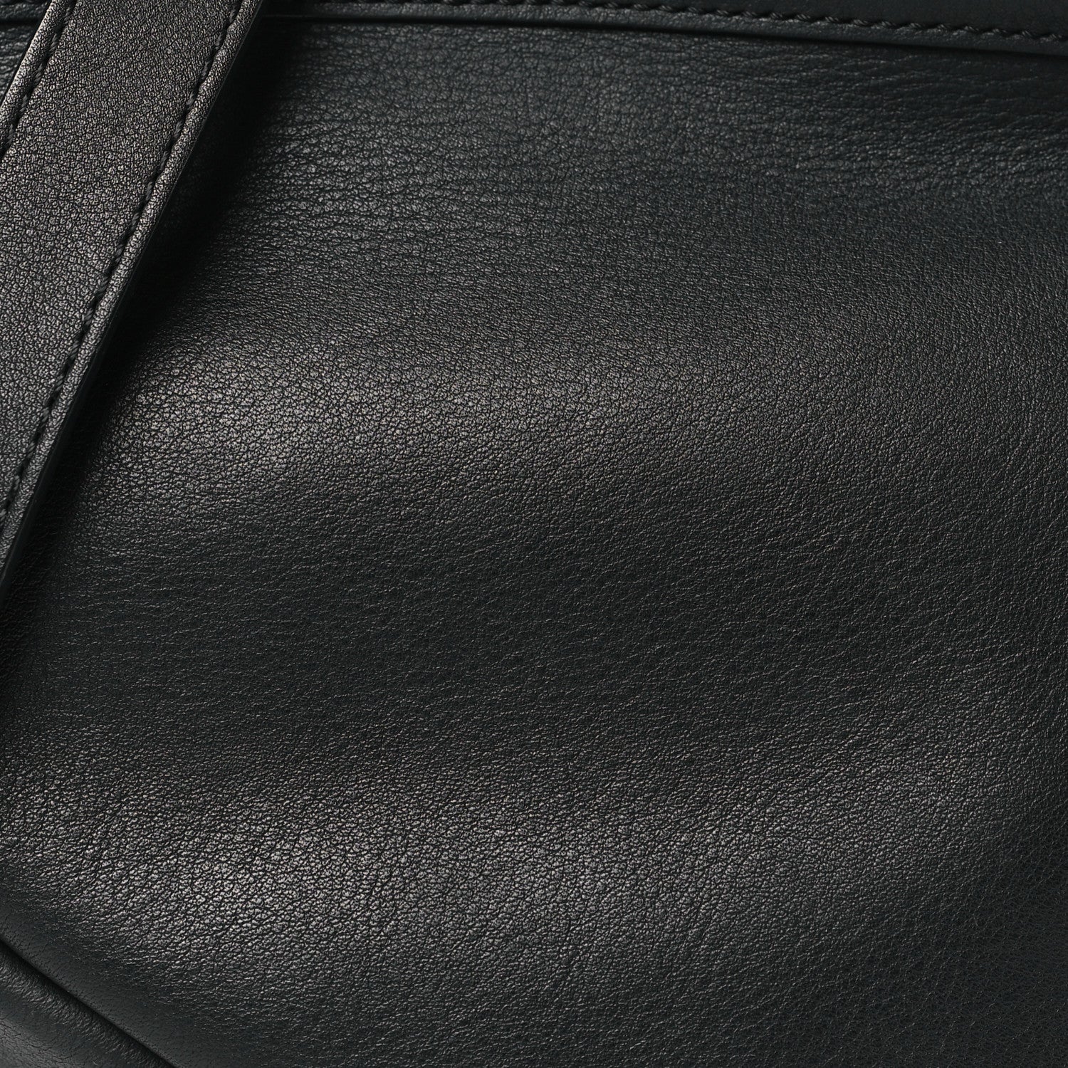 The Row Grained Calfskin Small Slouchy Banana Bag Black 8 of 11