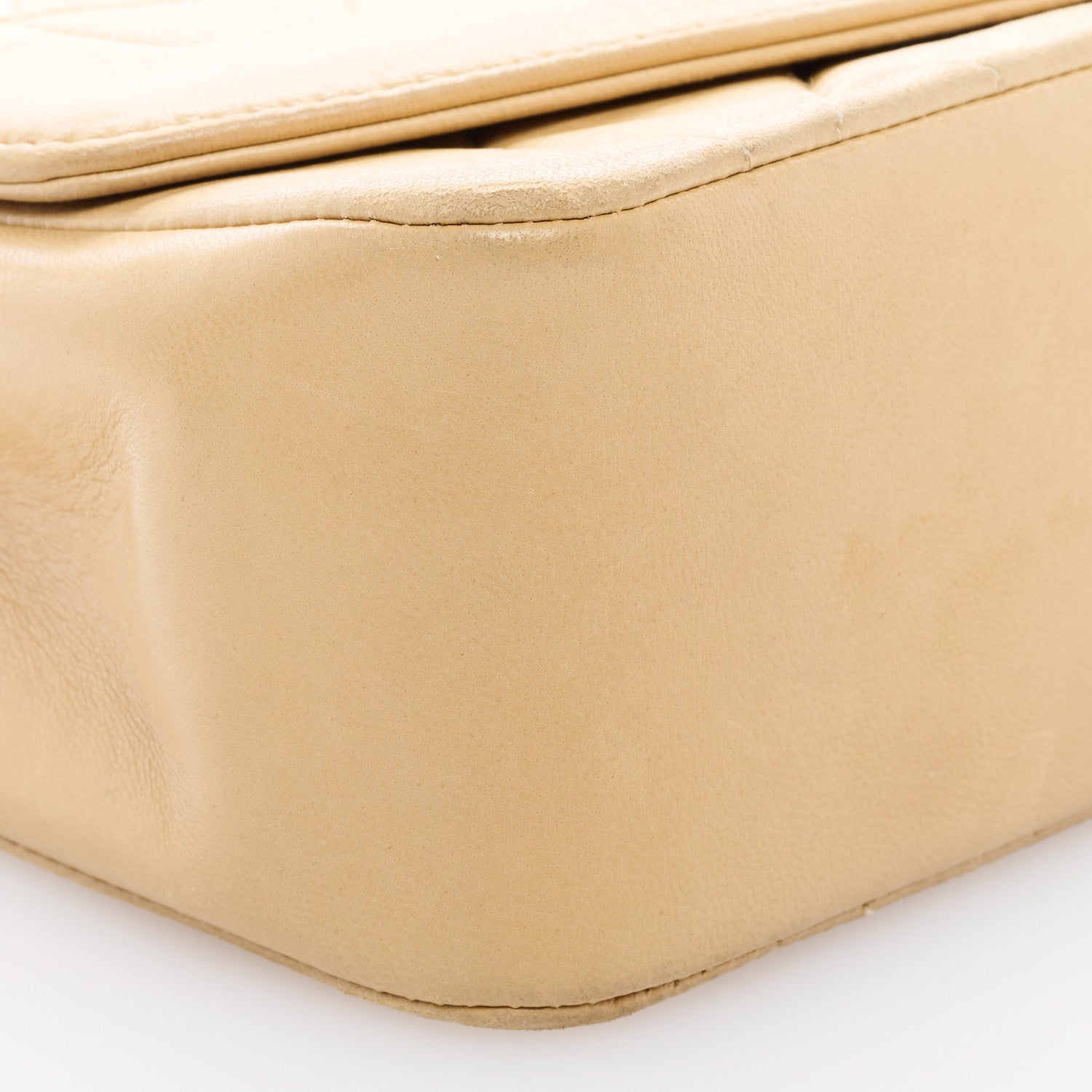 Chanel Lambskin Quilted Small Single Flap Beige 7 of 11
