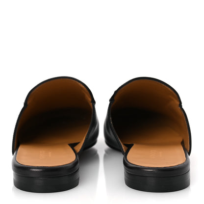 Gucci Calfskin Womens Princetown Slippers 39.5 Black 6 of 12