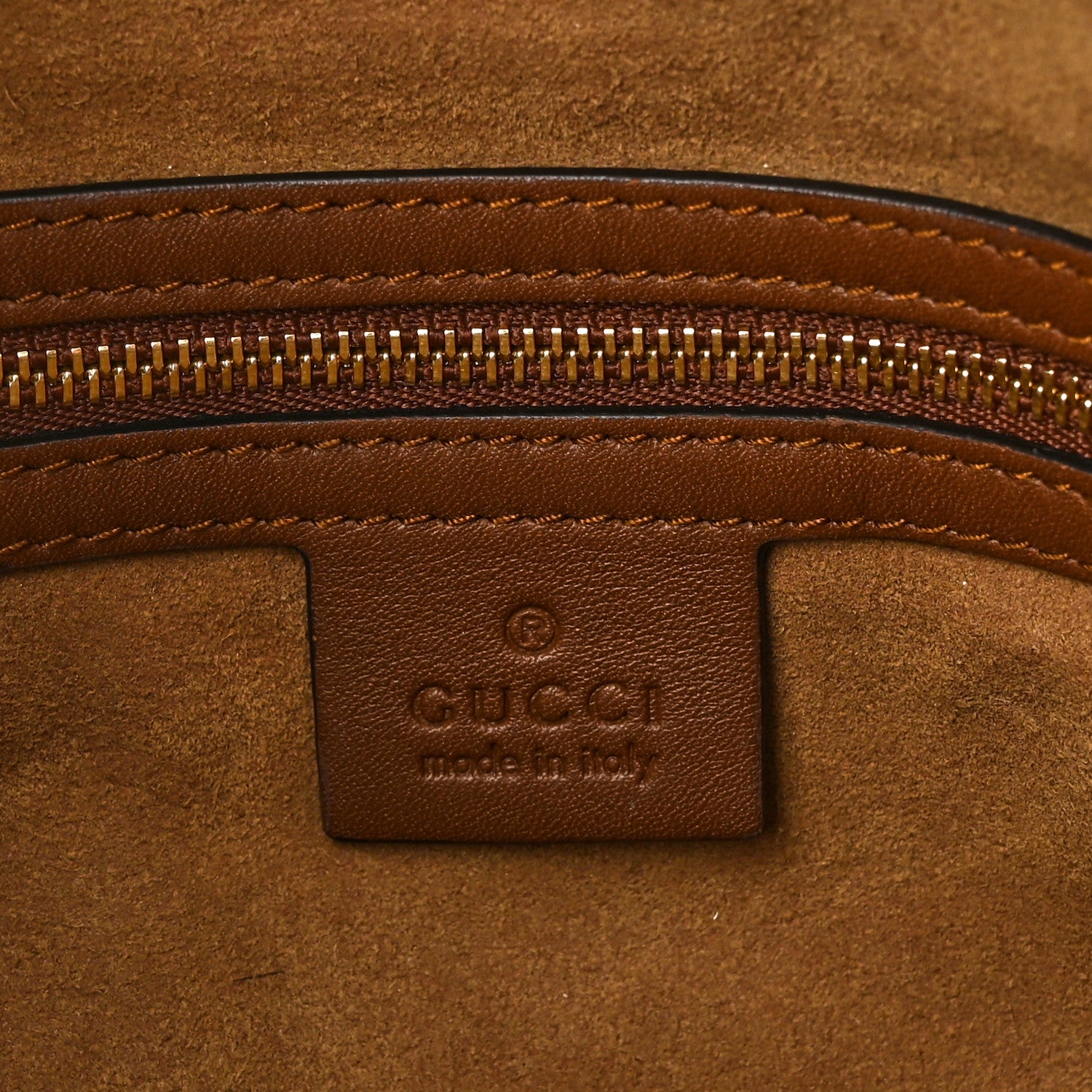 Gucci GG Supreme Monogram Large Linea A Hobo Light Brown 6 of 10
