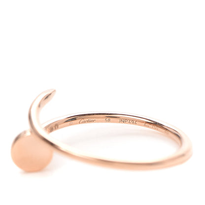 Cartier 18K Pink Gold Small Juste Un Clou Ring 58 8.25 4 of 6