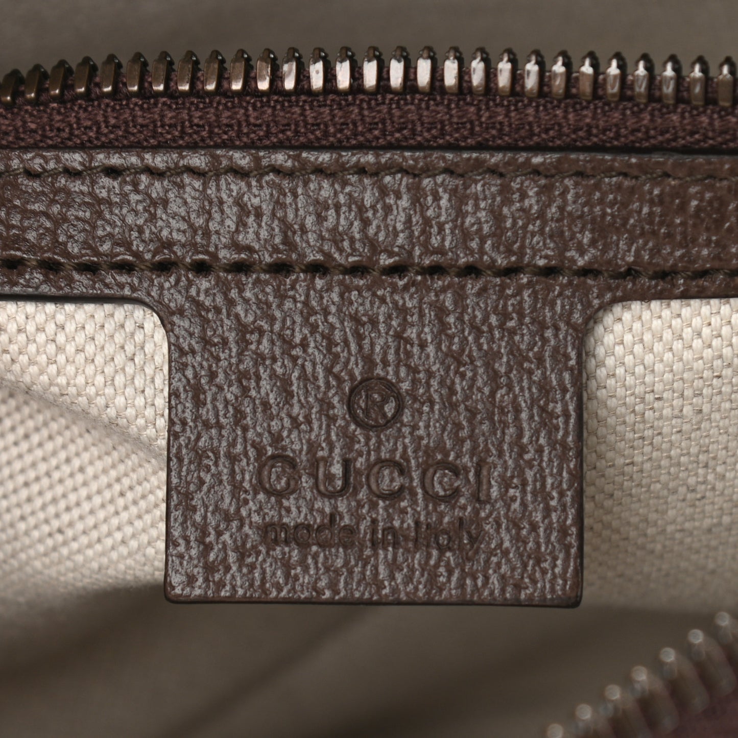 Soft GG Supreme Monogram Medium Ophidia Belt Bag Dark Brown