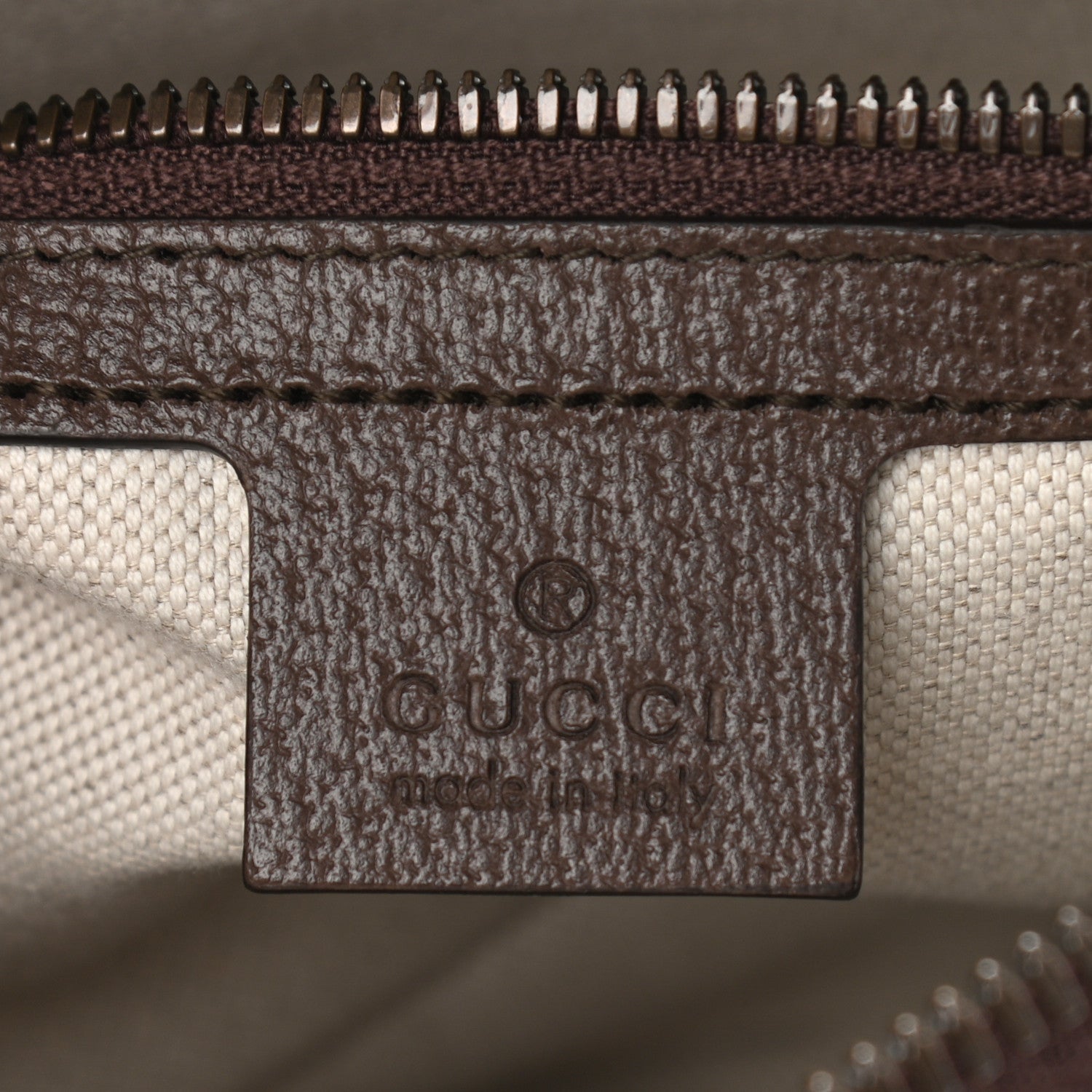 Gucci Soft GG Supreme Monogram Medium Ophidia Belt Bag Dark Brown 6 of 11