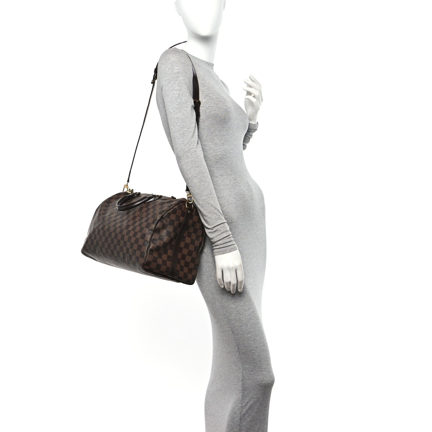 Louis Vuitton Damier Ebene Speedy Bandouliere 35 2 of 14