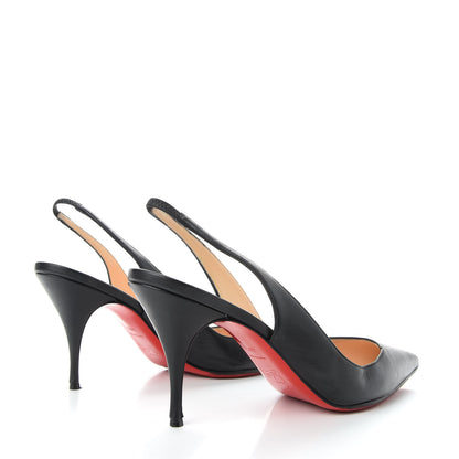 Christian Louboutin Nappa Clare Sling 80 Pumps 40.5 Black 4 of 9