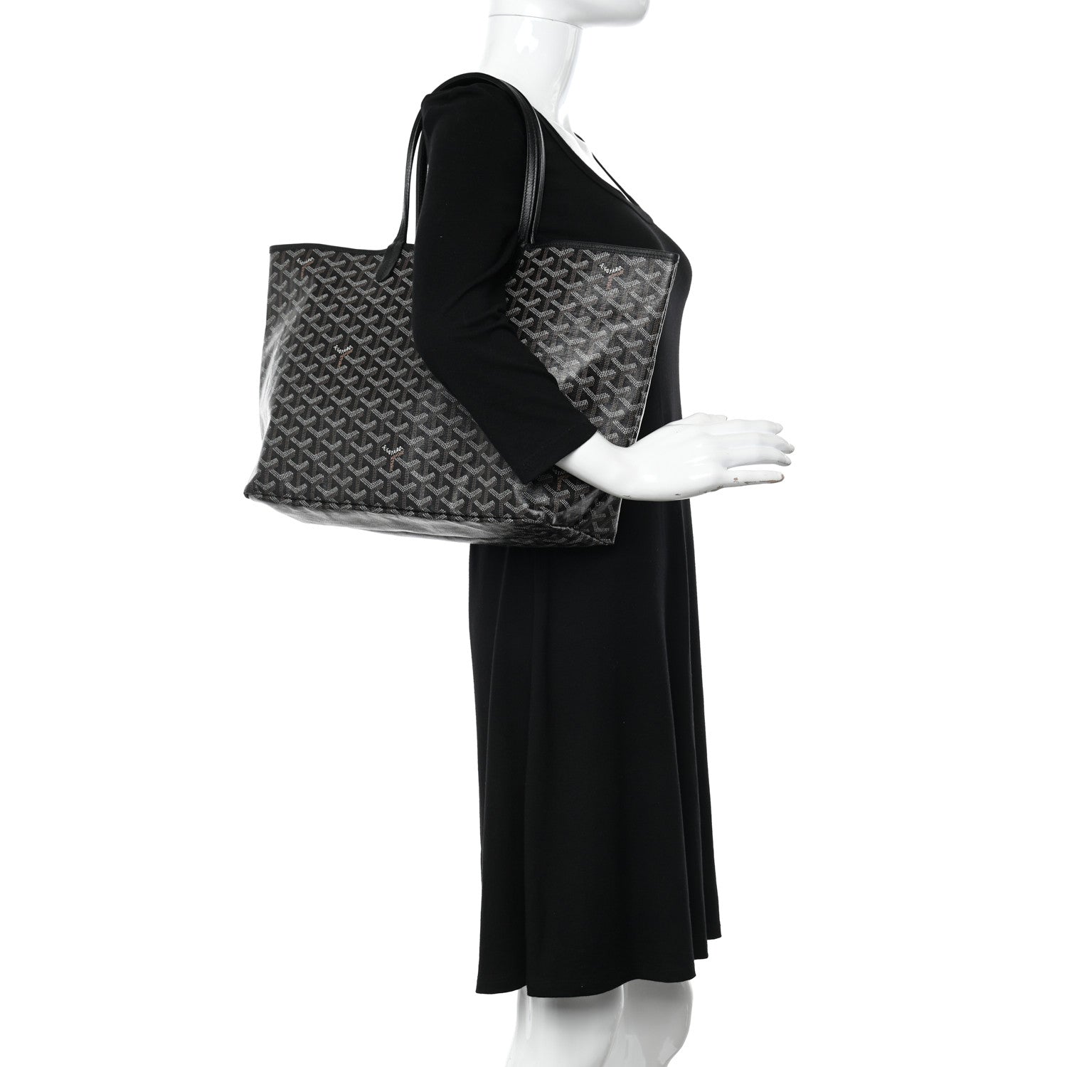 Goyard Goyardine Saint Louis PM Black 2 of 14