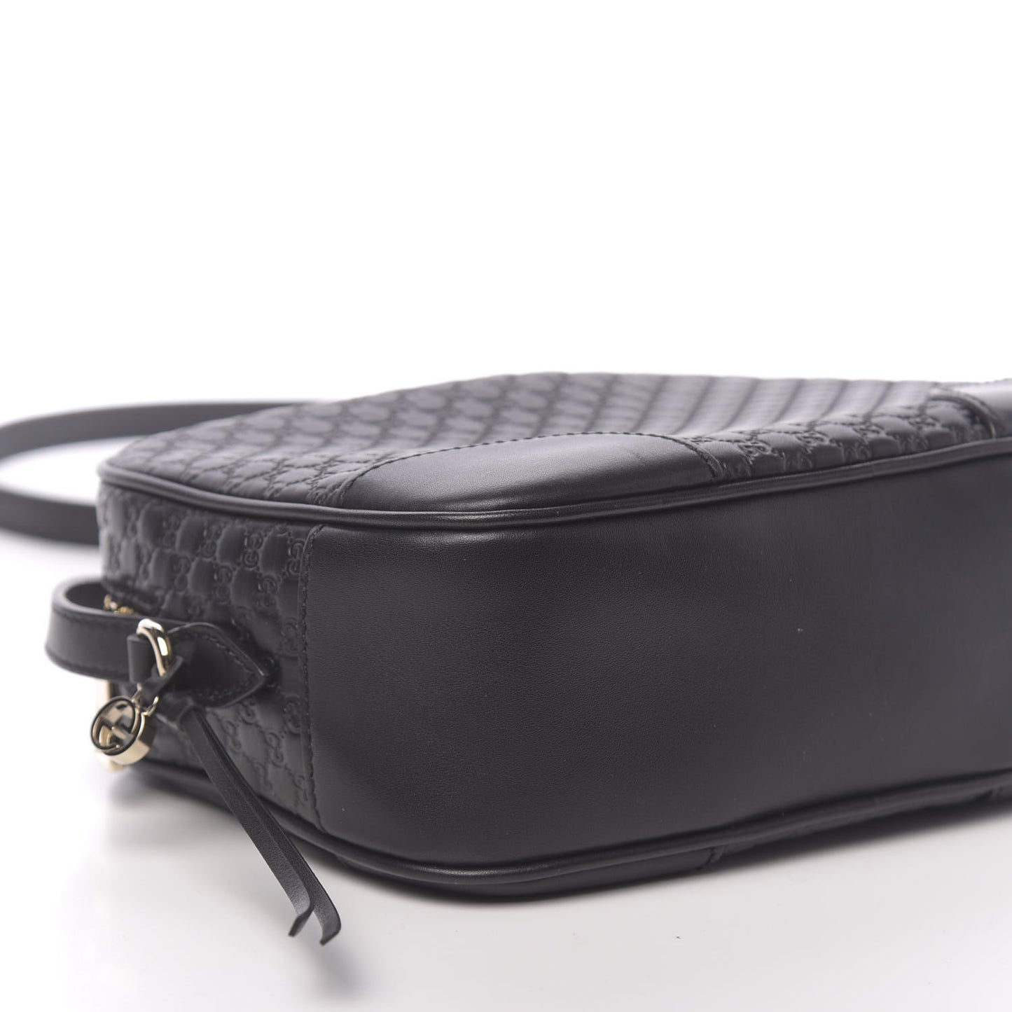 Microguccissima Mini Bree Messenger Bag Black