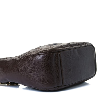 Chanel Caviar Quilted Timeless CC Shoulder Bag Brown 7 of 9