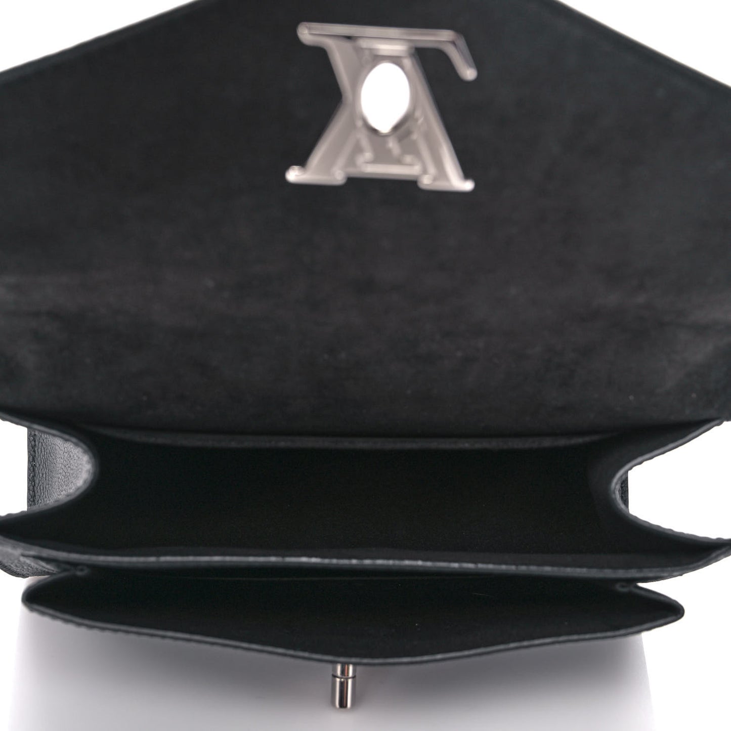 Soft Calfskin Mylockme Chain Bag BB Black